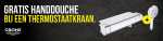 Gratis GROHE handdouche bij een geselecteerde GROHE thermostaatkraan