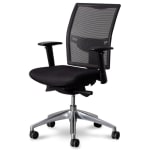 Upgrade Je Werkruimte: Bureaustoel Fien in Zwart - Nu Met 15% Korting!