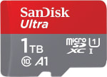 SanDisk 1TB Ultra, Tarjeta de memoria microSDXC por 68,86€