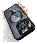 Kit Funda con Magsafe para iPhone + Mica Lentes $140 | Descuento Mercado Libre
