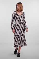 Falda midi estampada Pieces por 7.99€