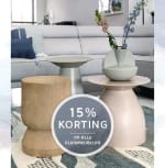 15% korting op alle kleinmeubelen bij Cocomaison
