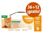 Gratis 12 sobres de comida húmeda para gatos