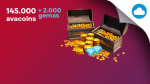 145.000 Avacoins + 2000 Gemas - Avakin Life