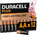 Pack 12 pilas Duracell Plus AA por 6,99€