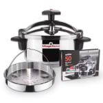 MAGEFESA Star olla a presión rápida, pack exclusivo Olla + Cestillo + Libro de recetas por 47,86€