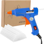 Pistola de pegamento caliente con 40 barras por 6,99€