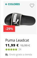 Zapatilla de playa marca puma leadcat