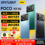 Smartphone da Xiaomi, modelo Poco X5 de 256GB - R$ 1.347