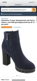 12 paar laarzen 2 euro bij Amazon.nl