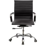Cadeira para Escritório, modelo Giratório com Pés Cromados - R$ 899,99