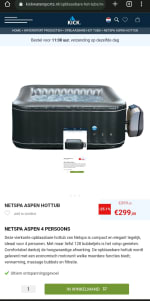 netspa aspen 4 personen voor €299 bij Kickwatersports