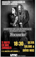 Focusrite & UME: Cómo sonorizar y grabar un concierto acústico gratis