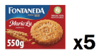 5 Paquetes de Galletas Fontaneda MarieLu Original con un 66% de Cereales 550g por 10.84€