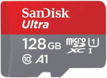 SanDisk Ultra 128GB Tarjeta de memoria microSDXC con adaptador SD por 11,99€