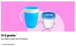 Baby Eten & Drinken 3+1 gratis bij Bol.com