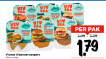 Alle soorten Vivera vleesvervangers voor €1,79 bij Vomar