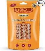 Collect 8 packs of Pet Munchies small natural buffalo dog dental chews for only £5.94 at Amazon