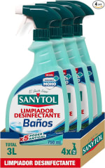 Pack 4 Sanytol Limpiador Desinfectante Antical Baños 750ml por 7,96€