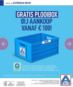 Aldi: gratis plooibox bij aankoop vanaf €100