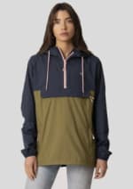 Chaqueta Stoked Cortavientos Layday Mujer Azul por $17.490