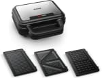 Tefal UltraCompact 3in1 SW383D - Wafel-, Tosti-ijzer & Contactgrill - 700W voor €39,99 bij Amazon