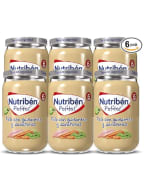 Pack de 6 x 235 gr. de Nutribén Potitos De Pollo con Guisantes Y Zanahoria Desde Los 6 Meses por 4.54€