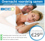 Hotelovernachting bij Fletcher Hotels 2 personen voor €29,90