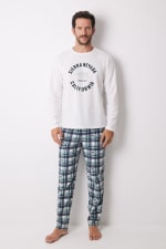 Pijama largo de hombre polar "Sierra Nevada" por 11.99€