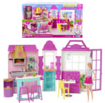Barbie Restaurante Muñeca rubia con con cocina, por 25,61€