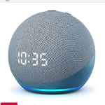 58% de descuento! Echo Dot (4.ª generación) | Altavoz inteligente con reloj y Alexa