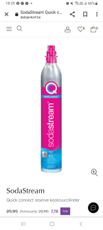 Mooie korting bij afname van 2 Quick connect reserve koolzuurcilinders