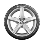 17 inch lichtmetalen winterset Aspen, Touareg voor €750 bij Volswagen