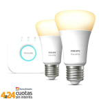 Kit de inicio Philips Huewhite + Hue Bridge 9.5W + Bluetooth por solo $39.990
