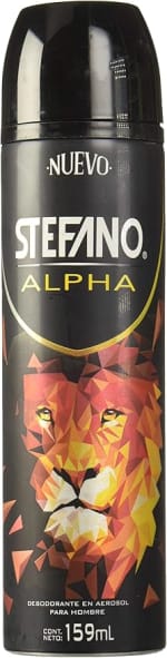 Stefano Desodorante Alpha en Aerosol por $53 | Descuento Amazon