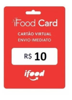 Pague R$7 em Gift Card Ifood de R$10
