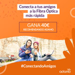 Fibra 1000 MB por 1€ y 40€ gratis por cada persona