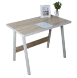 Escritorio M+Design Eve blanco/natural por $34.990