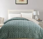 Plumón Mainstays Coral Sherpa Verde de 2 plazas por $17.390
