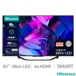Hisense 85U7KQTUK 85" Mini LED Smart TV – £999.99