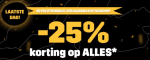 25% korting op bijna alles bij Revolutionrace