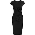 Score a Kate Kasin elegant crew neck bodycon dress for only £8.60 with Amazon