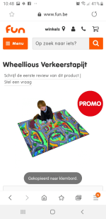 Wheellious Verkeerstapijt voor kids