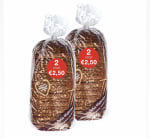 Extra volkoren en minder zout brood 2 voor €2,50