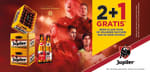 2+1 gratis Jupiler 24x25cl