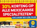 30% korting op alle Mexicaanse specialiteiten bij Lidl