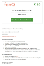 €10 korting bij Fonq (1-malig)