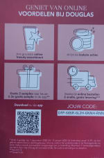 Douglas App only cadeaucode (1-malig) bij bestelling vanaf €29 t/m 15-01-2023