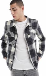 Sobrecamisa a cuadros Threadbare por 12€