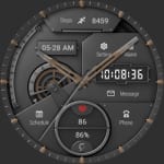 Mechanical Dark Gold ZKinWatch voor Android gratis